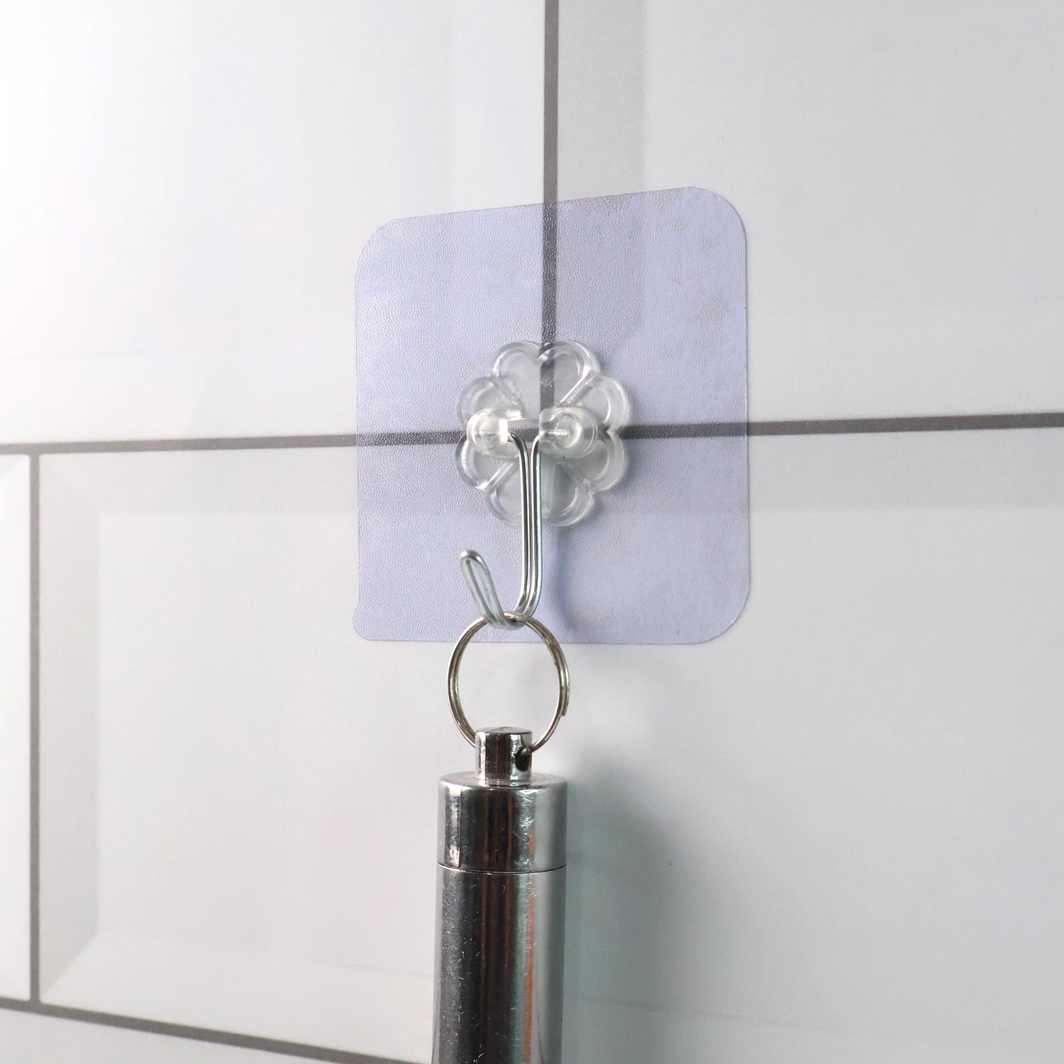 Heavy Duty Flower Adhesive Wall Hooks - (10 Pc / Set) Heavy Duty Flower Adhesive Wall Hooks - (10 Pc / Set)